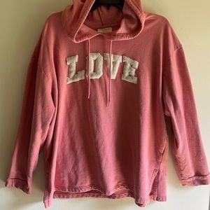Subtle Pink Love Hoodie